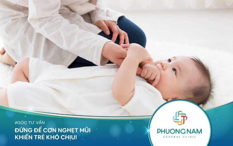 Đừng Để Cơn Nghẹt Mũi Khiến Bé Khó Chịu!