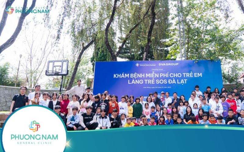 Đa khoa Phương Nam tổ chức thăm khám, tặng quà cho các em nhỏ tại Làng trẻ SOS Đà Lạt