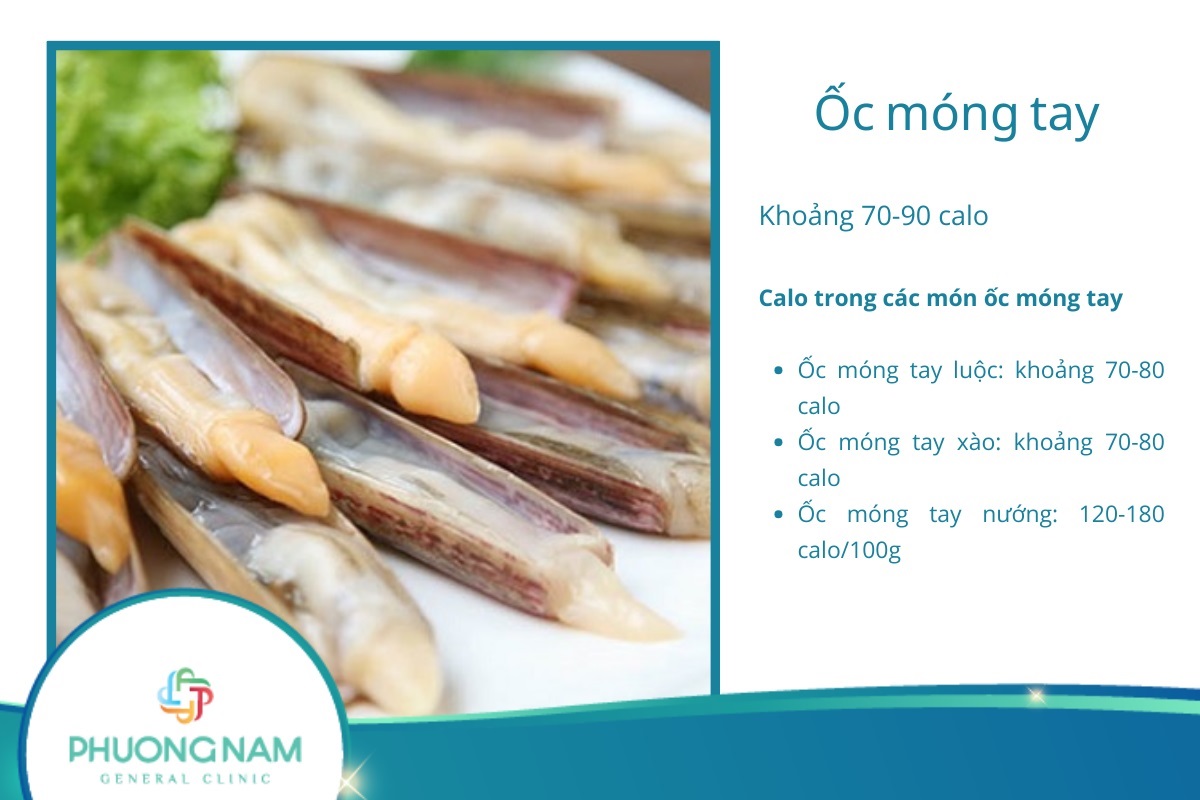 Ốc Móng Tay Bao Nhiêu Calo? Cách Ăn Tốt Cho Sức Khỏe