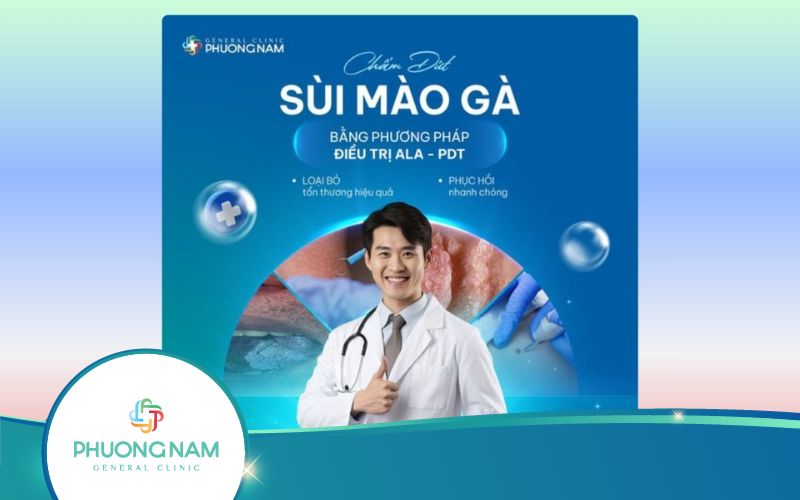 Phương pháp Điều trị ALA – PDT I Chấm dứt Sùi mào gà