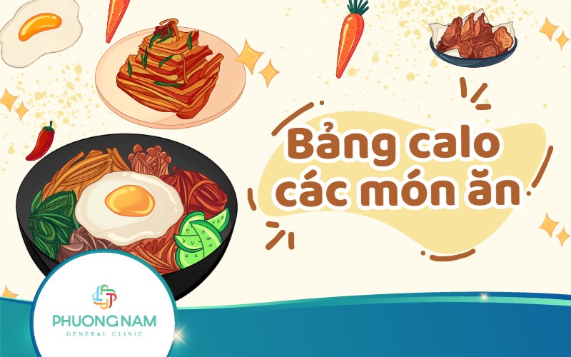Bảng calo các món ăn: Hiểu rõ để ăn uống lành mạnh