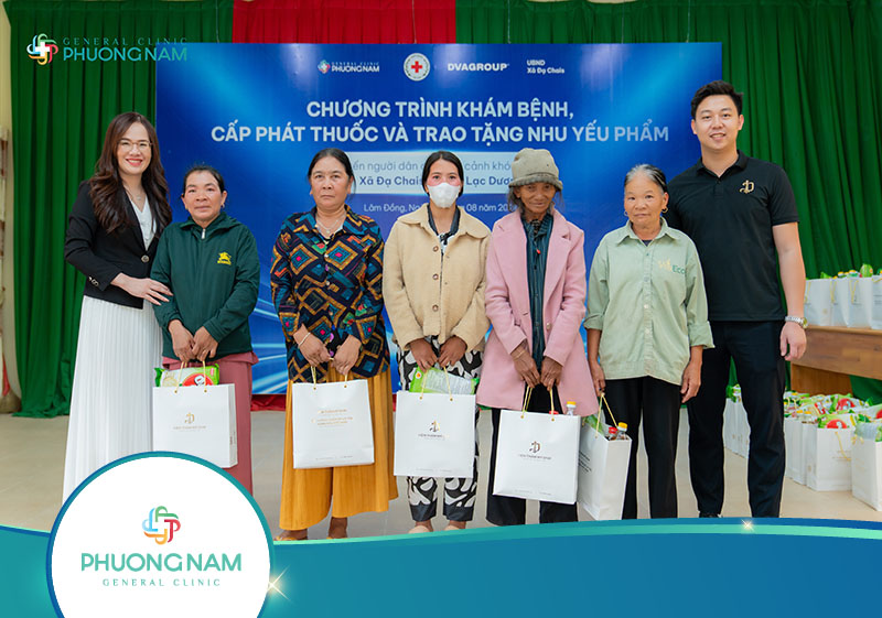 Đa khoa Phương Nam hỗ trợ người dân xã Đạ Chais, huyện Lạc Dương tiếp cận y tế