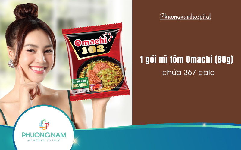 Mì tôm Omachi bao nhiêu calo? Có giá trị dinh dưỡng gì với sức khỏe?