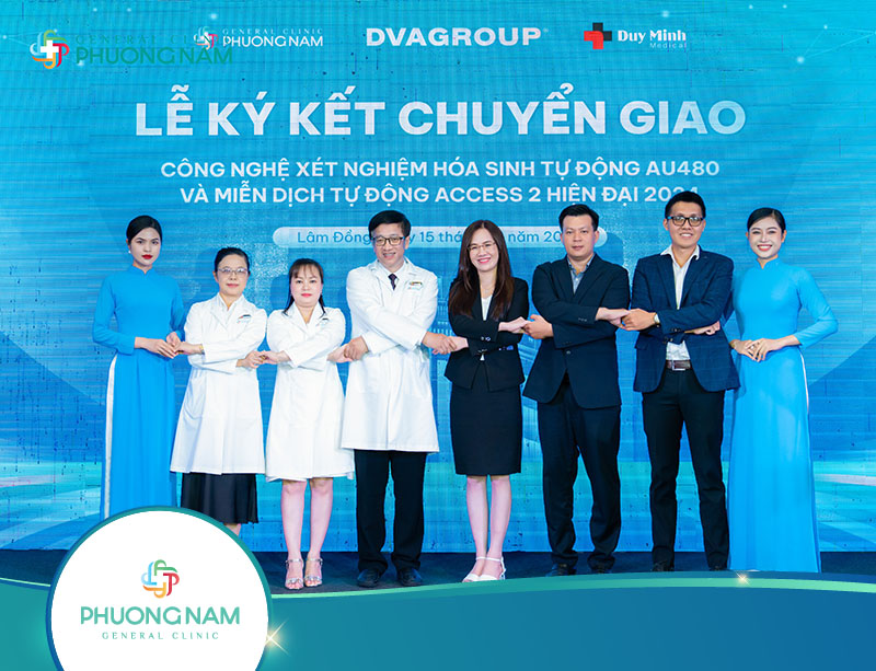 Đa khoa Phương Nam và Duy Minh Medical ký kết chuyển giao công nghệ hóa sinh tự động AU480 và miễn dịch tự động Access 2