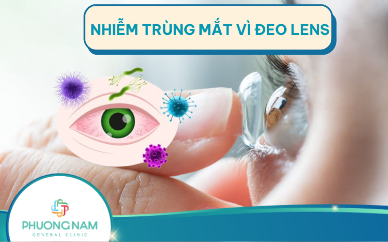 Nhiễm trùng mắt vì đeo lens: Nguyên nhân, triệu chứng và cách khắc phục