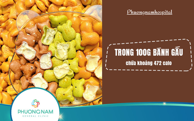 Bánh gấu bao nhiêu calo? Ăn bánh gấu có béo không?