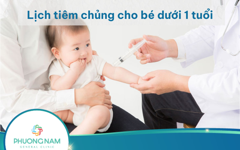 Lịch tiêm chủng cho bé dưới 1 tuổi theo khuyến cáo của WHO