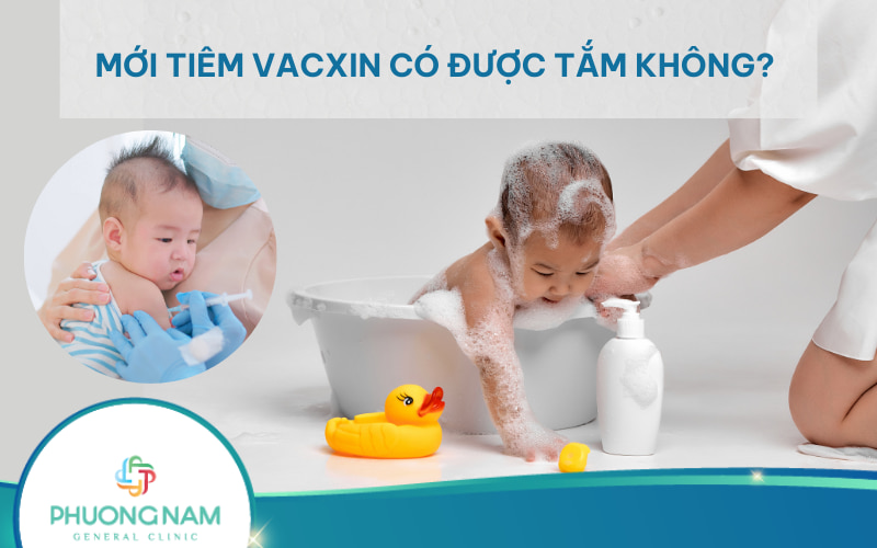Chuyên gia giải đáp: Tiêm vacxin về có được tắm không và nên kiêng bao lâu?