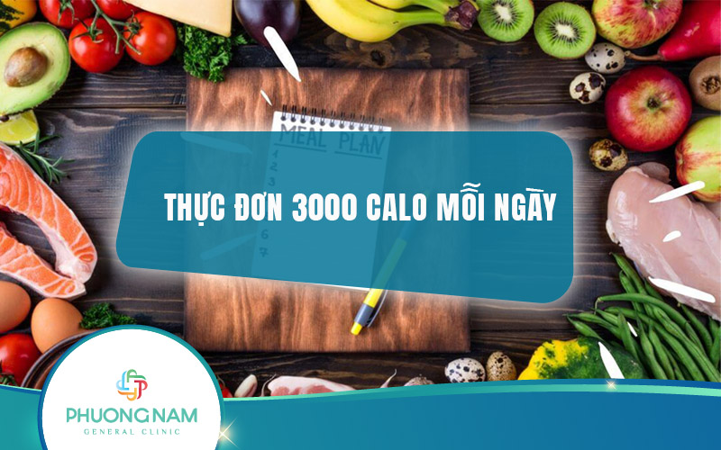 Thực đơn 3000 calo mỗi ngày – Giữ dáng đẹp, eo thon