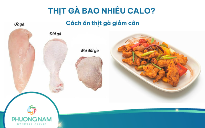 Thịt gà bao nhiêu calo? Ăn thịt gà có tăng cân không?