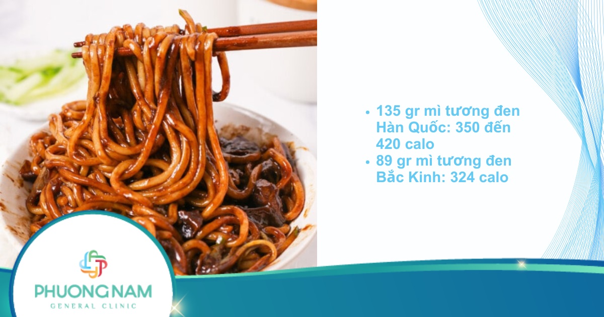 Mì tương đen bao nhiêu calo? Ăn có béo không?