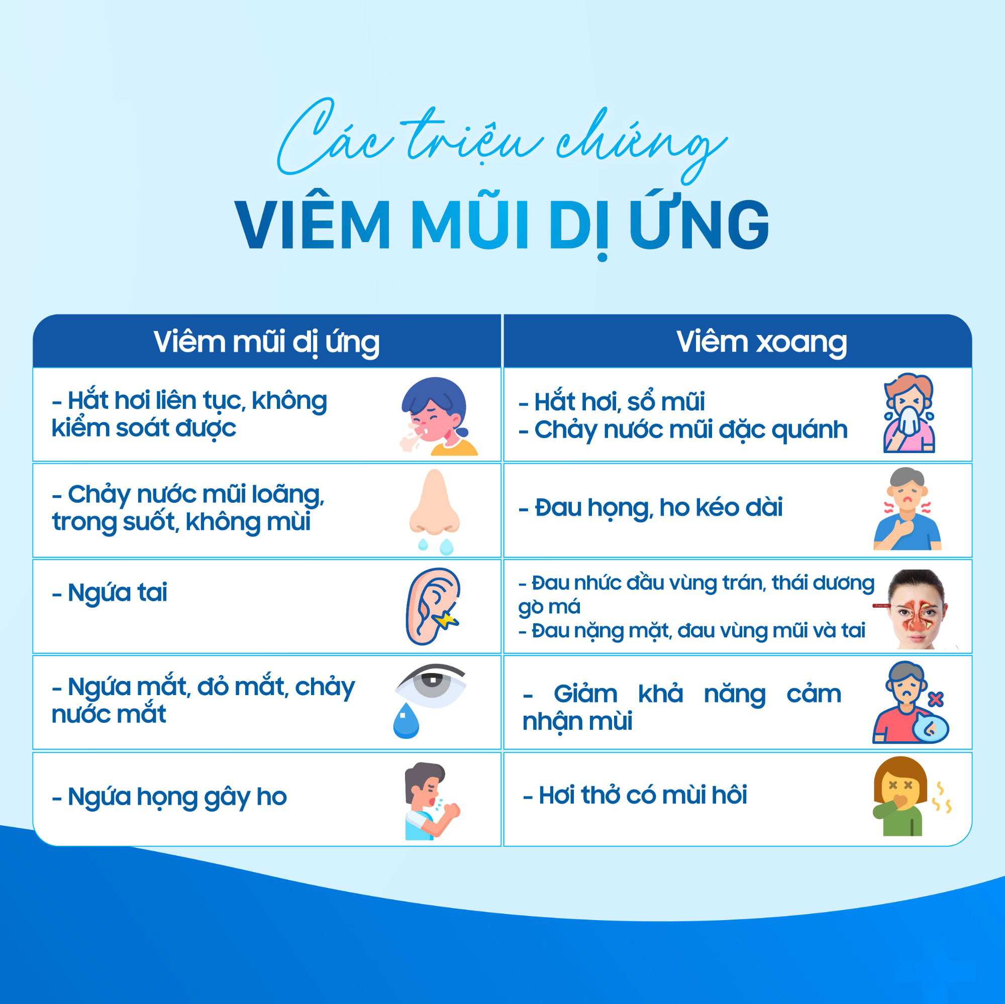 Viêm xoang và viêm mũi dị ứng: Cách phân biệt, nguyên nhân và hướng điều trị hiệu quả