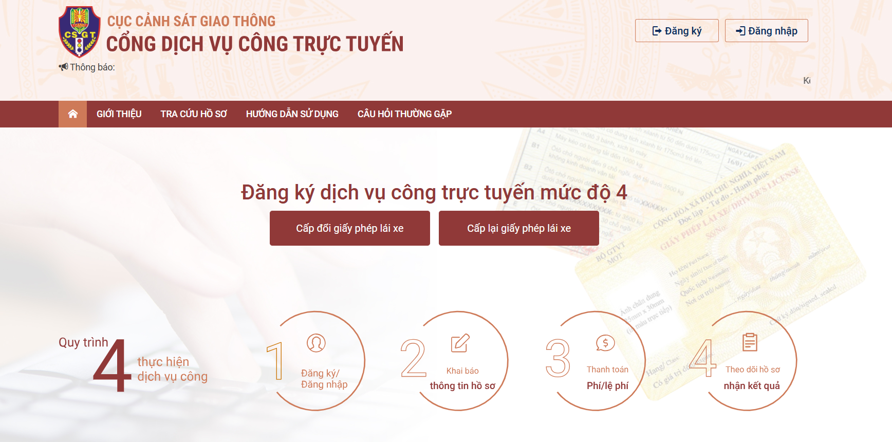 Hướng dẫn cách đổi GPLX Online ngay tại nhà mới nhất năm 2026